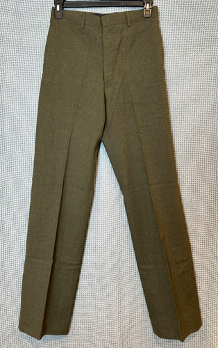 Vtg 1950s 60s olive wool - 60s,
