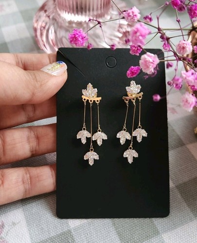 Gold maple leaf drop - maple, ear