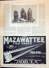 Antique Old Print 1900 Shells