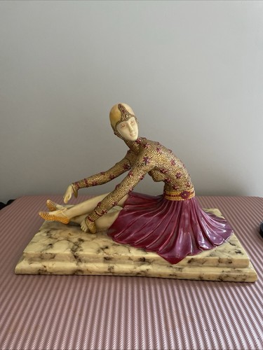 Art deco sculpture flapper - sculpture,