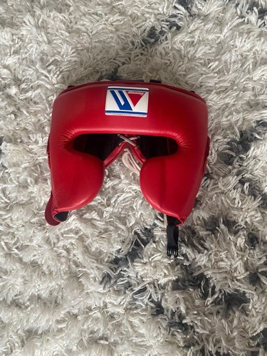 Winning boxing headgear red - winning,