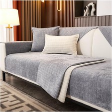 Corduroy Sofa Cover 1/2/3/4 Seater, Non-slip Sofa Slipcovers Universal Corner S