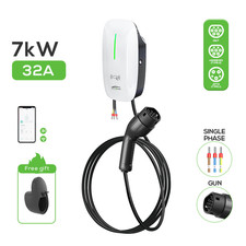 Electric Home Car Charger 7kW EV Wall Box – Type 2, Single Phase