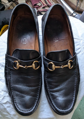 Gucci vintage horsebit loafer - gucci,