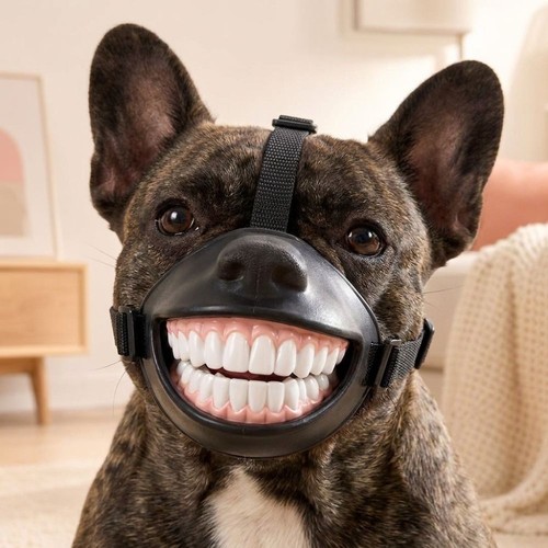 Funny grinning dog - grinning, muzzle