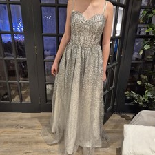 Kya Stunning Silver Formal