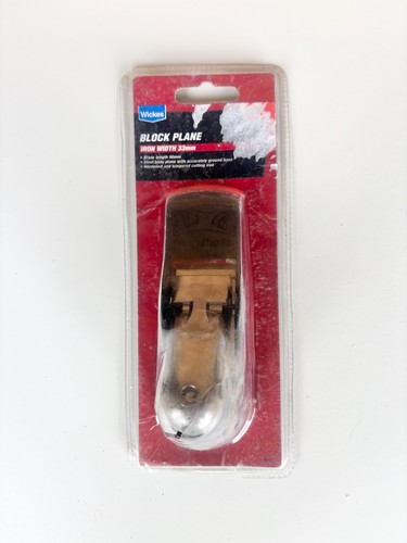 Wickes steel block plane iron - steel, plane.