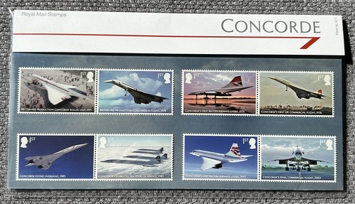 Concorde stamps presentation - concorde,