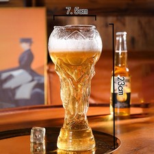 Football Trophy Beer Glass Cup