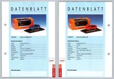 Seat Cordoba SX #43-44 Sonderm. 1:43 - Herpa Data Sheet