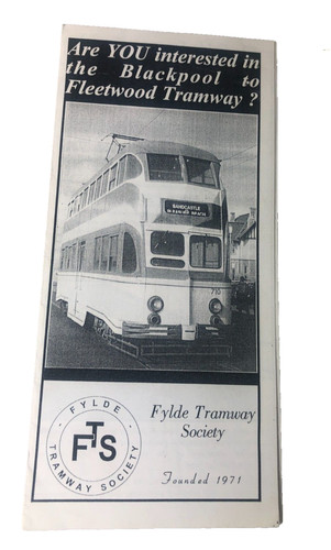 Leaflet blackpool tram - leaflet,