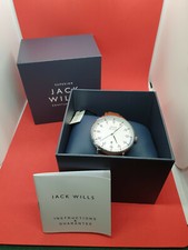 mens jack wills chrome watch