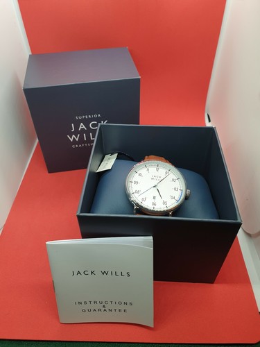 Mens jack wills chrome watch - jack,