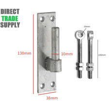 Pair of 10mm Galvanized Heavy