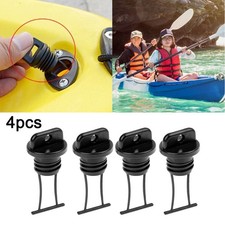 4x Plastic Universal Hull Drain Plug Thread Bung Spare Part for Kayak Canoe Boat