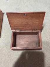 Small Wooden Oak keepsake box