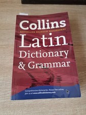 Collins Latin Dictionary and Grammar Paperback 1997 Pb D7
