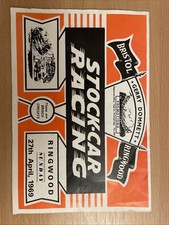 Stock Car Programme F2 Ringwood 27-4-1969