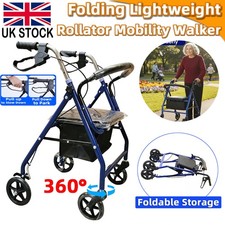 Foldable Rollator Walking Aid