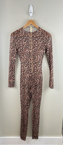 Leopard print sheer full - print,