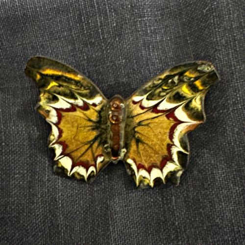 Butterfly brooch pin - brooch,