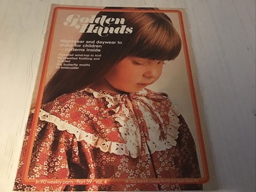 Golden hands vintage magazine - golden,
