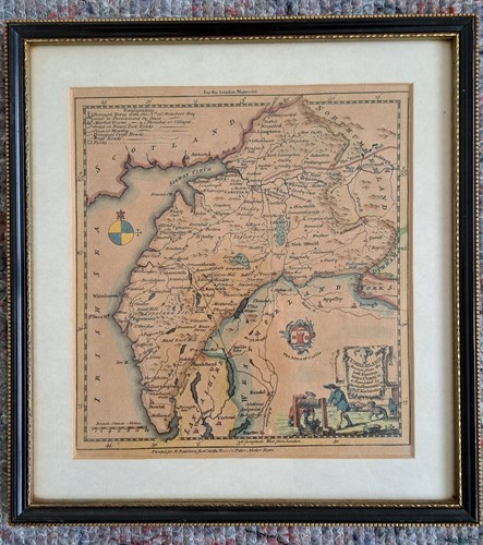 Antique engraved map - antique, of