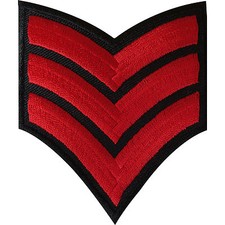 Embroidered Corporal Stripes
