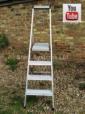 Werner Class 1 Platform Step Ladder Heavy Duty Industrial Builders Use