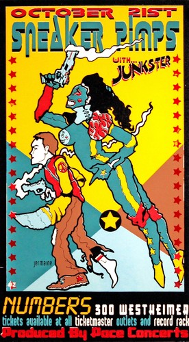 Sneaker pimps concert poster - sneaker,