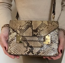 Sophie Hulme Snake Skin Cross