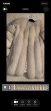 NEW REAL FUR 6 ROW COAT CUSTOM