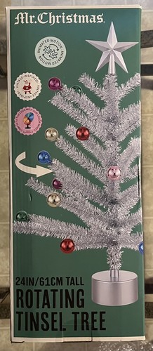 Christmas rotating tinsel - rotating,