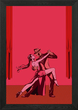 T para Tango Framed Wall Art