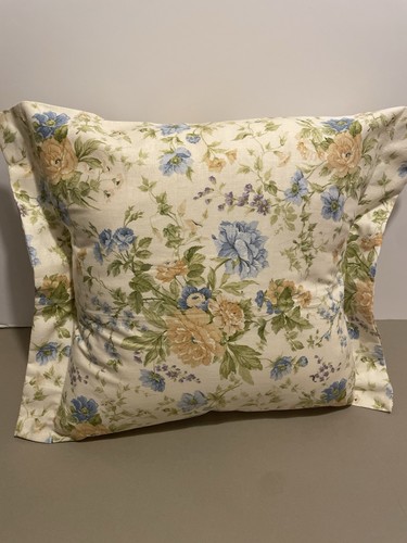 Vintage yellow blue floral
