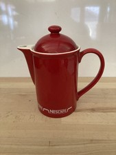 Vintage NESCAFÉ Red Coffe Pot