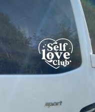 Self Love Club Sticker Funny