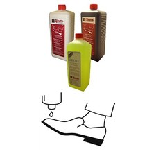 Heute Cream Polish for shoe shine machines - Brush Cleaning - 1lt