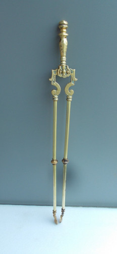 Coal tongs fire - tongs, vintage
