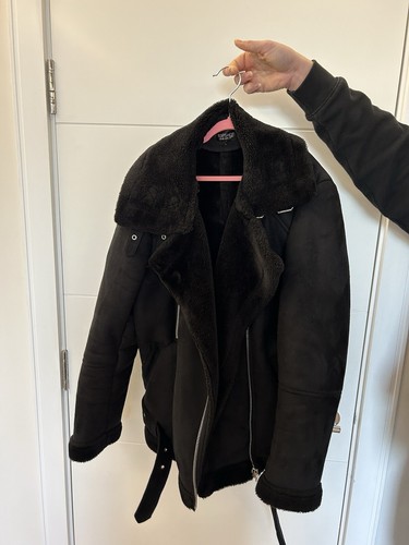 Topshop shearling jacket - topshop,