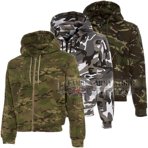 Mens army camo zipped - mens,