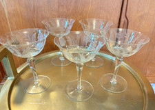 Vintage Etched Glass