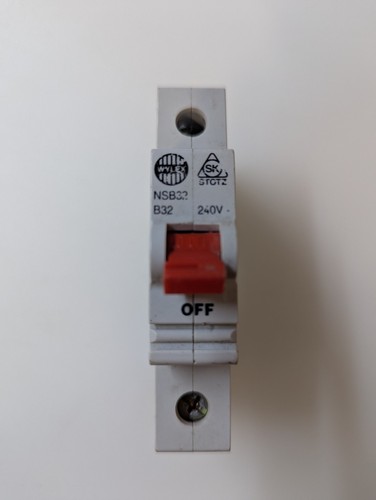 Wylex amp curve 6ka mcb - amp,