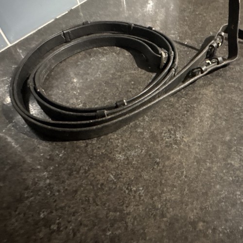 Stubben black leather billeted - stubben,