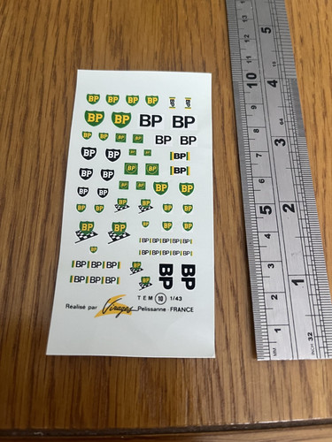 Virages bp decals - 1/43,