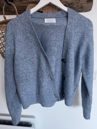 Zara girls light blue cardigan - light,