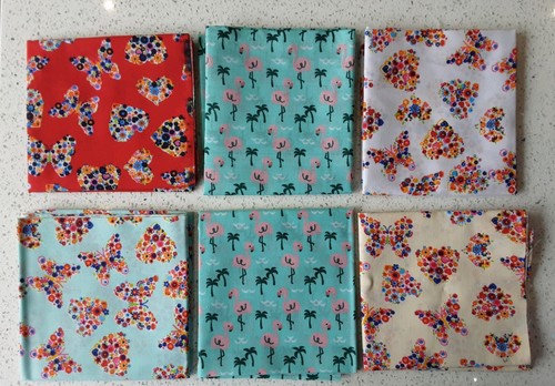 Fat quarters 6 - ,