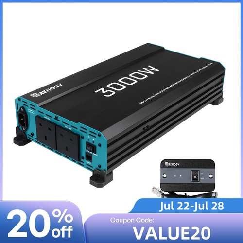 Renogy 12v 3000w - 3000w, sine