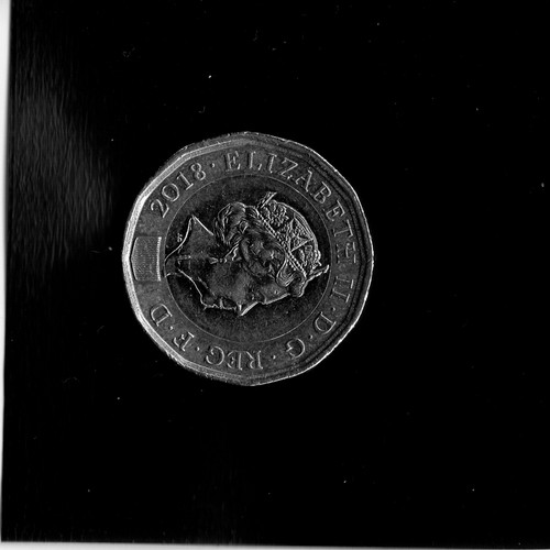 Error 2018 one pound coin - error,