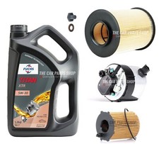 FOR FORD FOCUS 1.6 TDCI STYLE MK2 SERVICE KIT 5L 5W30 + FUEL OIL AIR & PLUG